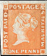 Všechny Mauritius Post Paid vydané v letech 1848-1859